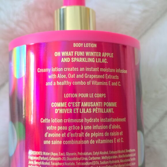 Victoria's Secret PINK Oh What Fun Body Lotion Holiday Collection 16.9oz/500ml - Picture 7 of 9